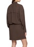 Back View - Click To Enlarge - BRUNELLO CUCINELLI - Twill Shirt Mini Dress
