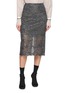 BRUNELLO CUCINELLI Embroidered Lace Mesh Midi Skirt