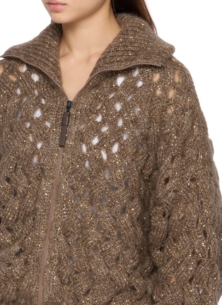  - BRUNELLO CUCINELLI - Long Sleeve Sequinned Knit Cardigan