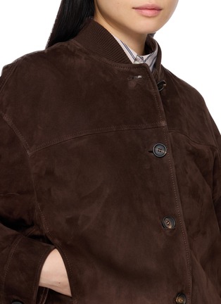  - BRUNELLO CUCINELLI - Long Sleeve Suede Jacket