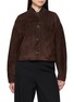 BRUNELLO CUCINELLI Long Sleeve Suede Jacket