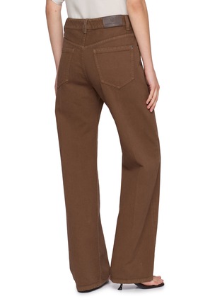Back View - Click To Enlarge - BRUNELLO CUCINELLI - Straight Denim Jeans