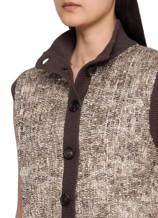  - BRUNELLO CUCINELLI - High Neck Button Up Cardigan