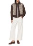 Figure View - Click To Enlarge - BRUNELLO CUCINELLI - High Neck Button Up Cardigan