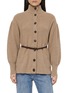 Main View - Click To Enlarge - BRUNELLO CUCINELLI - High Neck Button Up Knit Cardigan