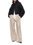 Figure View - Click To Enlarge - BRUNELLO CUCINELLI - Sequin Pinstripe Padded High Neck Jacket