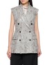 BRUNELLO CUCINELLI Embroidered Sequin Double Breasted Tailored Vest