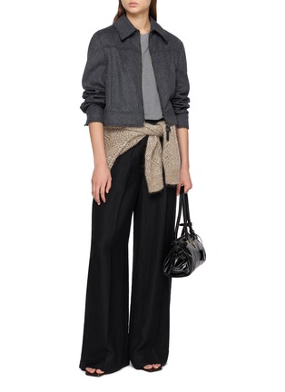 Figure View - Click To Enlarge - BRUNELLO CUCINELLI - Cropped Coat