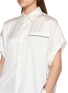  - BRUNELLO CUCINELLI - Short Sleeve Satin Blouse