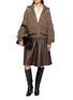 Figure View - Click To Enlarge - BRUNELLO CUCINELLI - Short Sleeve Satin Blouse