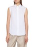 BRUNELLO CUCINELLI Poplin Embellished Collar Shirt