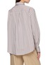 Back View - Click To Enlarge - BRUNELLO CUCINELLI - Striped Long Sleeve Tie Shirt