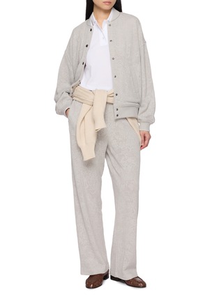 Figure View - Click To Enlarge - BRUNELLO CUCINELLI - Monili Embellished Stand Collar Jacket