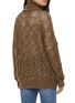 Back View - Click To Enlarge - BRUNELLO CUCINELLI - Sequin Embellished Open Knit Cardigan
