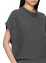  - BRUNELLO CUCINELLI - Monili Embellished Mock Neck Knit Sweater