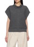 BRUNELLO CUCINELLI Monili Embellished Mock Neck Knit Sweater