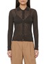 Main View - Click To Enlarge - BRUNELLO CUCINELLI - Spread Collar Knit Cardigan