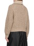 Back View - Click To Enlarge - BRUNELLO CUCINELLI - Button Up Fuzzy High Collar Knit Cardigan