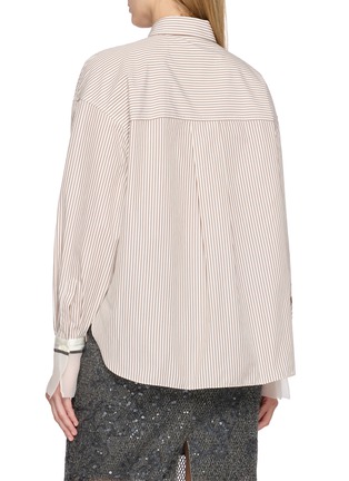 Back View - Click To Enlarge - BRUNELLO CUCINELLI - Striped Shirt