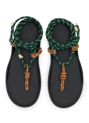 Detail View - Click To Enlarge - FLOWZE SHOES - FLÒ TWIN Leather Sandals