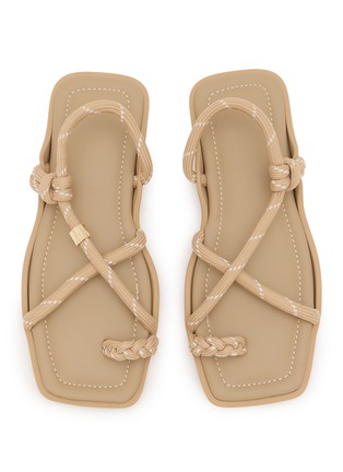 Detail View - Click To Enlarge - FLOWZE SHOES - FLÒ SQUARE Leather Sandals
