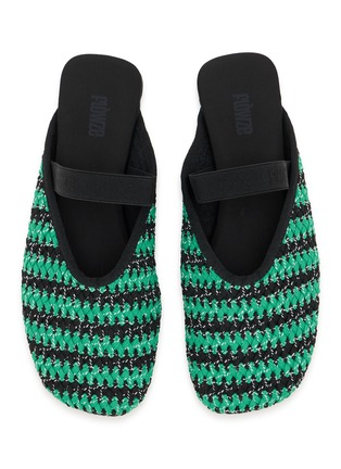 Detail View - Click To Enlarge - FLOWZE SHOES - FLÒ MULE Drawstring Leather Sandals