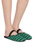 Figure View - Click To Enlarge - FLOWZE SHOES - FLÒ MULE Drawstring Leather Sandals