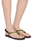 Figure View - Click To Enlarge - FLOWZE SHOES - FLÒ Leather Sandals