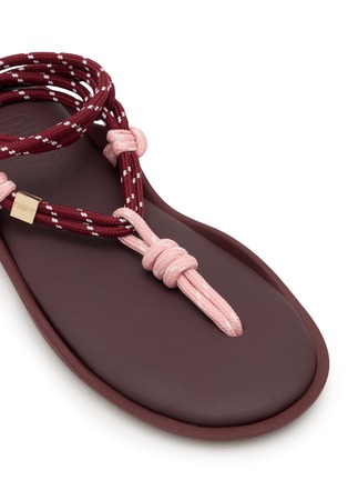 Detail View - Click To Enlarge - FLOWZE SHOES - FLÒ TWIN Leather Sandals