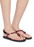 Figure View - Click To Enlarge - FLOWZE SHOES - FLÒ Leather Sandals