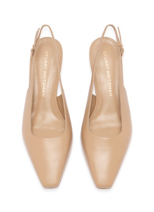 Detail View - Click To Enlarge - STUART WEITZMAN - 50 Stassi Slingback Leather Pumps