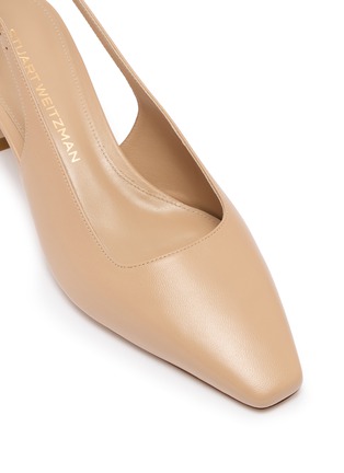 Detail View - Click To Enlarge - STUART WEITZMAN - 50 Stassi Slingback Leather Pumps