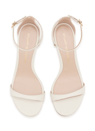 Detail View - Click To Enlarge - STUART WEITZMAN - Nudist 50 Heeled Sandals