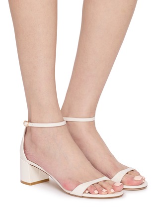 Figure View - Click To Enlarge - STUART WEITZMAN - Nudist 50 Heeled Sandals