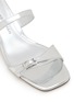 Detail View - Click To Enlarge - STUART WEITZMAN - Baby Babette 40 Leather Heeled Sandals