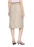 Back View - Click To Enlarge - EDITION - Ruffle Belted Waist Midi Skirt