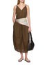 Figure View - Click To Enlarge - EDITION - Drawstring Waist Midi Dress