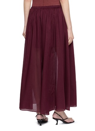 Back View - Click To Enlarge - EDITION - Elastic Waist Wide Leg Trousers