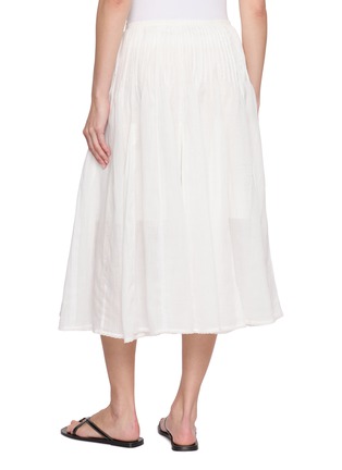 Back View - Click To Enlarge - EDITION - Lace Edge Midi Skirt