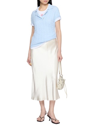Figure View - Click To Enlarge - EDITION - Cable Knited Polo Shirt