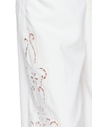  - EDITION - Eyelet Embroidered Denim Pants