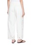 Back View - Click To Enlarge - EDITION - Eyelet Embroidered Denim Pants