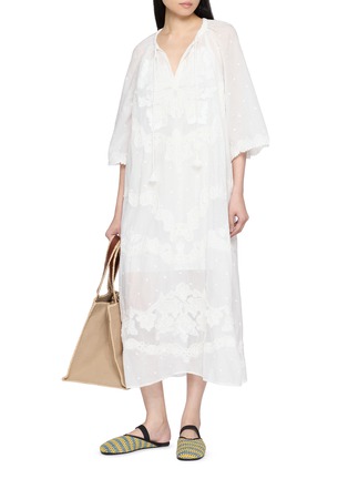 Figure View - Click To Enlarge - EDITION - Embroidered Midi Dress