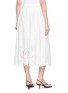 Back View - Click To Enlarge - EDITION - Eyelet Embroidered Midi Skirt