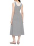 Back View - Click To Enlarge - EDITION - Tie Waist Knitted Midi Dress