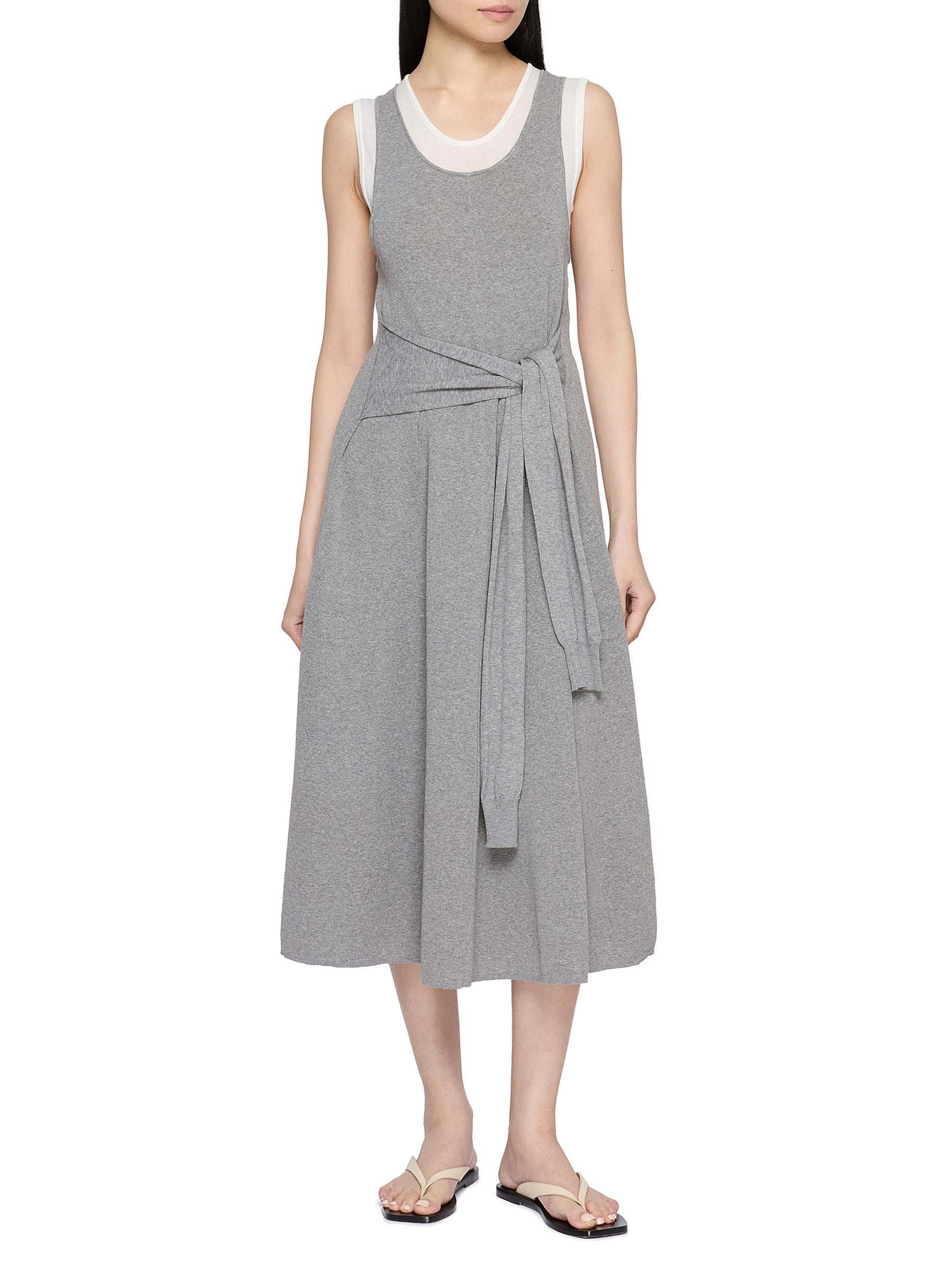 EDITION | Tie Waist Knitted Midi Dress | Women | Lane Crawford