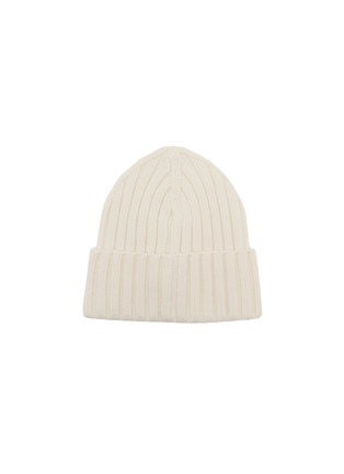 Figure View - Click To Enlarge - MONCLER - Ribbed Knit Wool Beanie