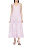 EDITION Tie Drawstring Vacation Midi Dress