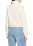 Back View - Click To Enlarge - MONCLER - Padded Zip Up Knit Cardigan