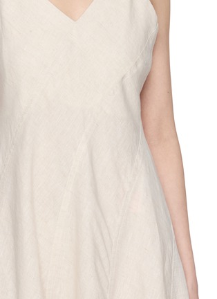  - EDITION - Leather Shoulder Strap Midi Dress